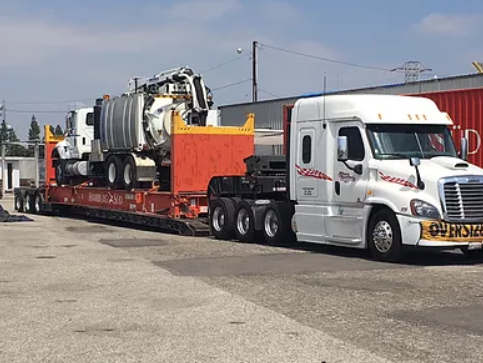Oversize heavy machinery transport for fumigation